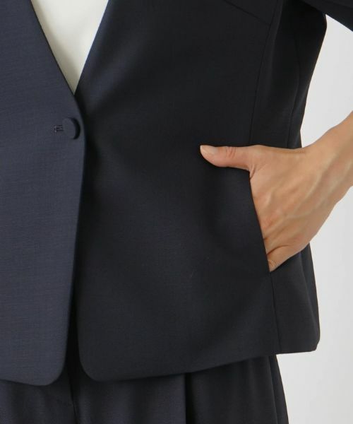 Leilian / レリアン テーラードジャケット | 半袖ジャケット | 詳細15