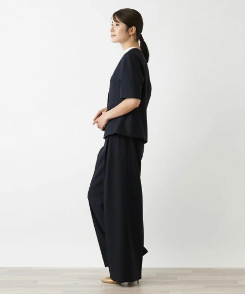 Leilian / レリアン テーラードジャケット | 半袖ジャケット | 詳細7