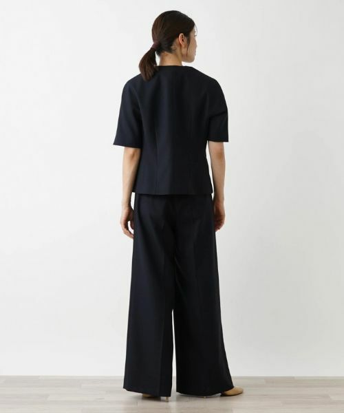 Leilian / レリアン テーラードジャケット | 半袖ジャケット | 詳細8