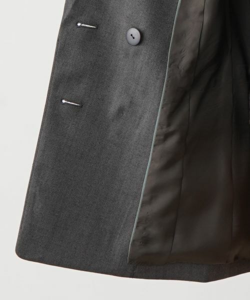 Leilian / レリアン テーラードジャケット | ヘリンボーンダブルジャケット | 詳細15