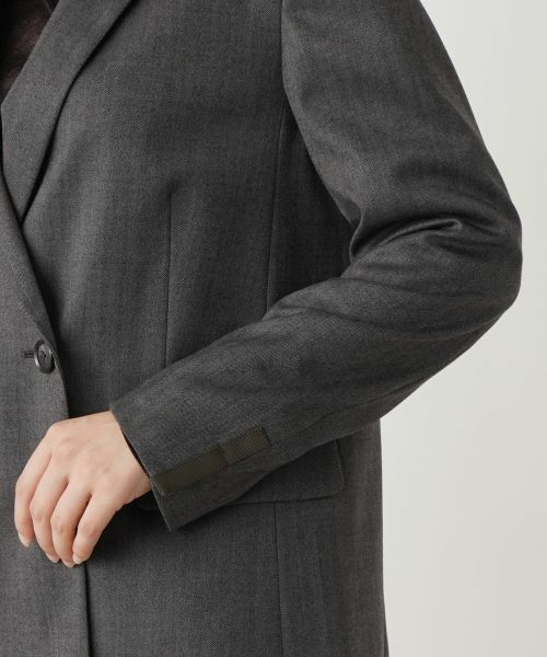 Leilian / レリアン テーラードジャケット | ヘリンボーンダブルジャケット | 詳細9