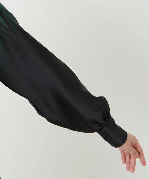 Leilian / レリアン シャツ・ブラウス | プリント比翼ブラウス | 詳細11