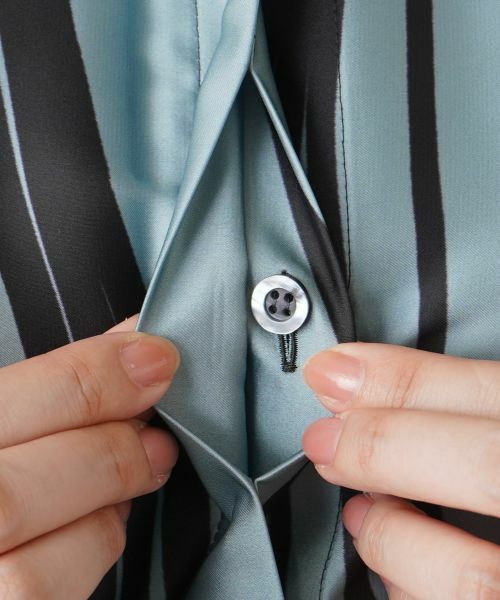 Leilian / レリアン シャツ・ブラウス | プリント比翼ブラウス | 詳細13