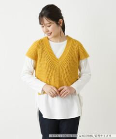 Leilian / レリアン テーラードジャケット | ベスト【Leilian WHITE LABEL】