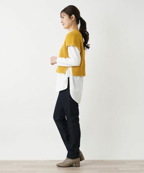 Leilian / レリアン テーラードジャケット | ベスト【Leilian WHITE LABEL】 | 詳細10