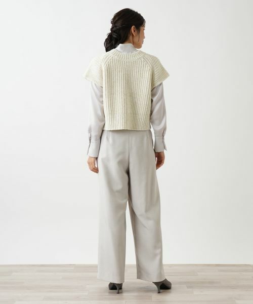 Leilian / レリアン テーラードジャケット | ベスト【Leilian WHITE LABEL】 | 詳細3