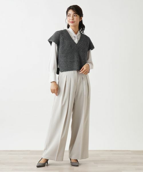 Leilian / レリアン テーラードジャケット | ベスト【Leilian WHITE LABEL】 | 詳細5