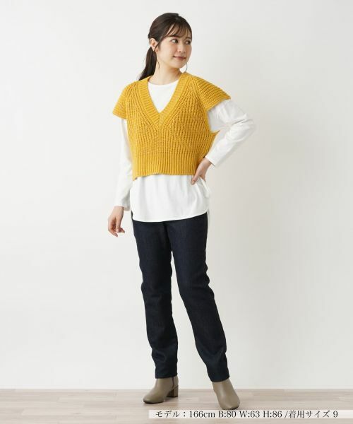 Leilian / レリアン テーラードジャケット | ベスト【Leilian WHITE LABEL】 | 詳細9