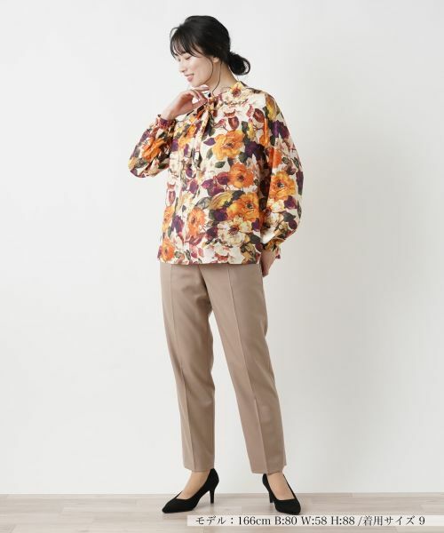 Leilian / レリアン シャツ・ブラウス | プリントボウタイブラウス【ROCHAS Premiere】 | 詳細1