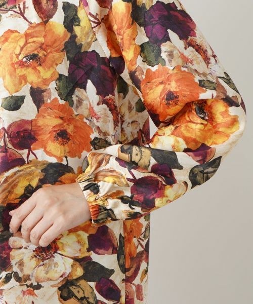 Leilian / レリアン シャツ・ブラウス | プリントボウタイブラウス【ROCHAS Premiere】 | 詳細11