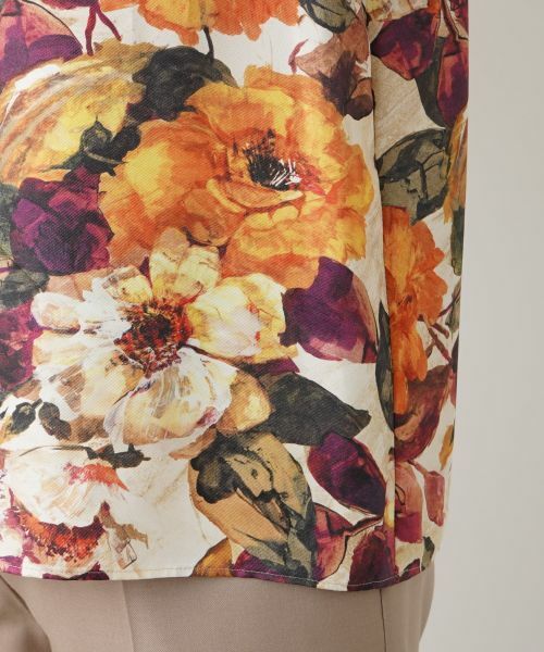 Leilian / レリアン シャツ・ブラウス | プリントボウタイブラウス【ROCHAS Premiere】 | 詳細12