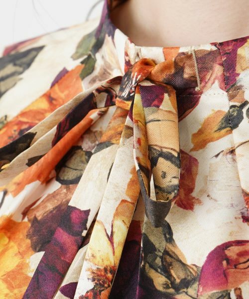 Leilian / レリアン シャツ・ブラウス | プリントボウタイブラウス【ROCHAS Premiere】 | 詳細9