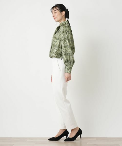 Leilian / レリアン シャツ・ブラウス | チェックボウタイブラウス【ROCHAS Premiere】【ERICA】 | 詳細2