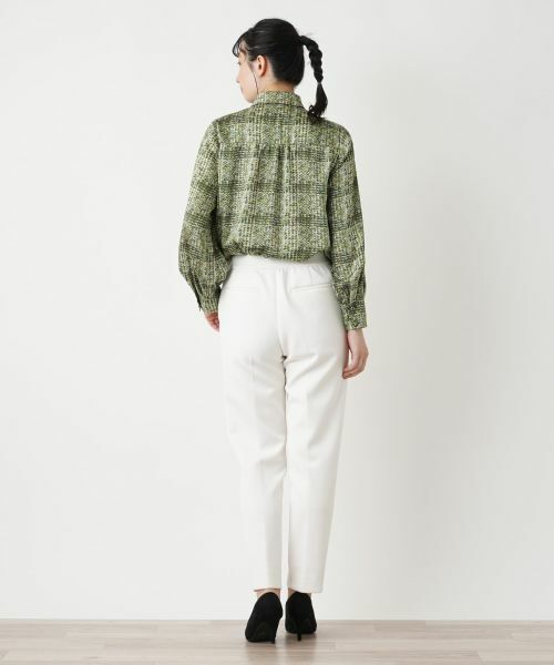 Leilian / レリアン シャツ・ブラウス | チェックボウタイブラウス【ROCHAS Premiere】【ERICA】 | 詳細3