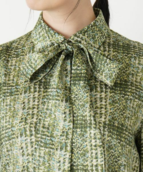 Leilian / レリアン シャツ・ブラウス | チェックボウタイブラウス【ROCHAS Premiere】【ERICA】 | 詳細8
