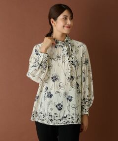 Leilian / レリアン シャツ・ブラウス | 【ROCHAS Premiere】オリジナルプリントブラウス