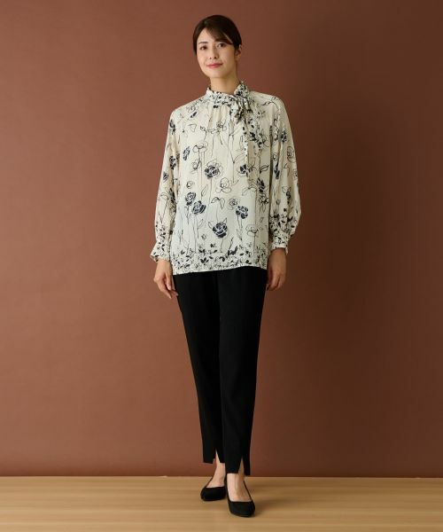Leilian / レリアン シャツ・ブラウス | 【ROCHAS Premiere】オリジナルプリントブラウス | 詳細11