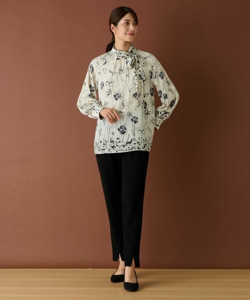 Leilian / レリアン シャツ・ブラウス | 【ROCHAS Premiere】オリジナルプリントブラウス | 詳細12