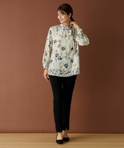 Leilian / レリアン シャツ・ブラウス | 【ROCHAS Premiere】オリジナルプリントブラウス | 詳細13