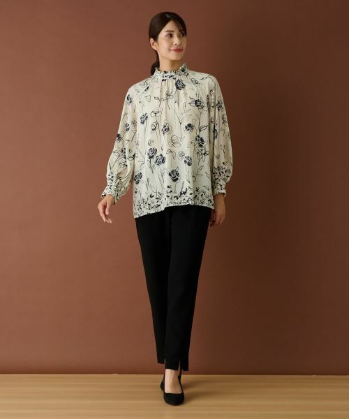 Leilian / レリアン シャツ・ブラウス | 【ROCHAS Premiere】オリジナルプリントブラウス | 詳細14