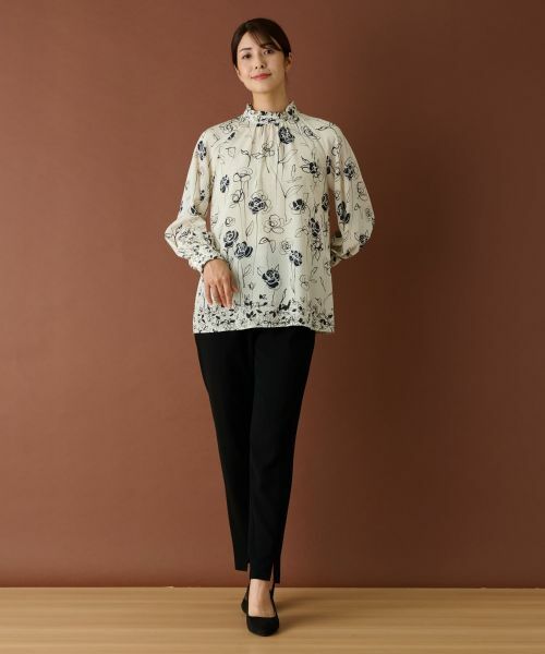Leilian / レリアン シャツ・ブラウス | 【ROCHAS Premiere】オリジナルプリントブラウス | 詳細15