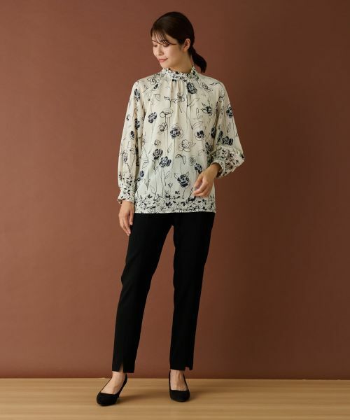 Leilian / レリアン シャツ・ブラウス | 【ROCHAS Premiere】オリジナルプリントブラウス | 詳細17