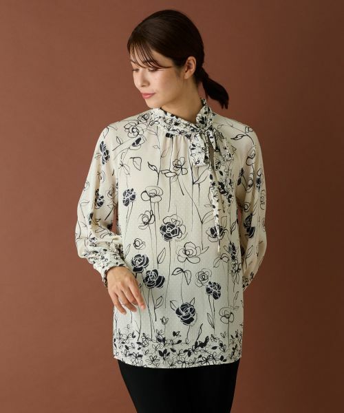 Leilian / レリアン シャツ・ブラウス | 【ROCHAS Premiere】オリジナルプリントブラウス | 詳細2