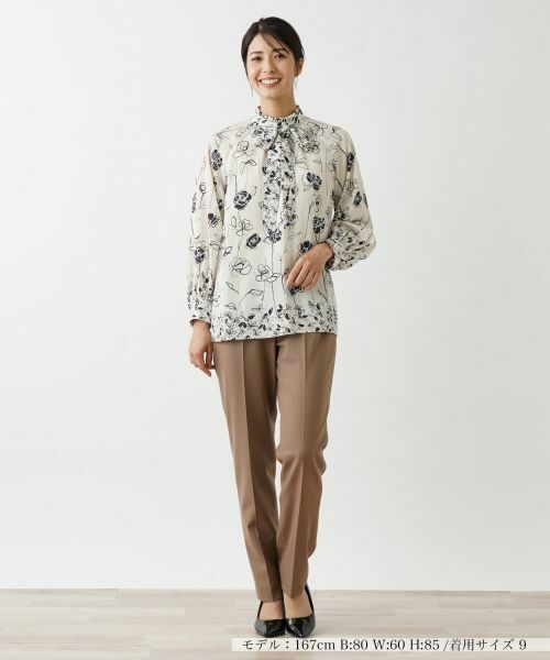 Leilian / レリアン シャツ・ブラウス | 【ROCHAS Premiere】オリジナルプリントブラウス | 詳細25