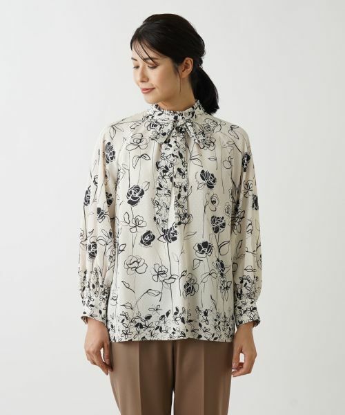 Leilian / レリアン シャツ・ブラウス | 【ROCHAS Premiere】オリジナルプリントブラウス | 詳細28