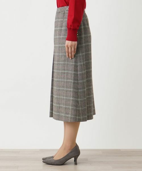 Leilian / レリアン ミニ・ひざ丈スカート | チェック柄スカート【ROCHAS Premiere】 | 詳細5