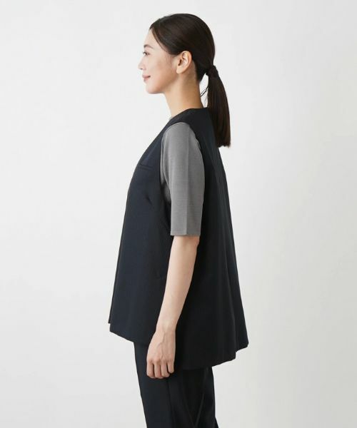 Leilian / レリアン テーラードジャケット | Vネックベスト | 詳細5