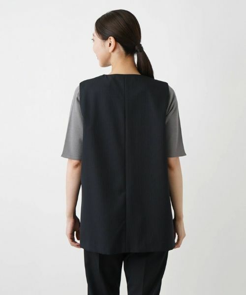 Leilian / レリアン テーラードジャケット | Vネックベスト | 詳細6