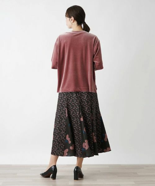 Leilian / レリアン カットソー | ベロアカットソー | 詳細3