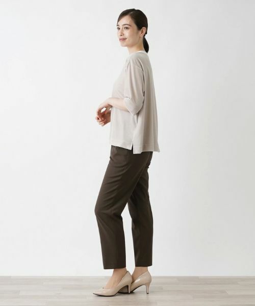 Leilian / レリアン カットソー | ベロアカットソー | 詳細5