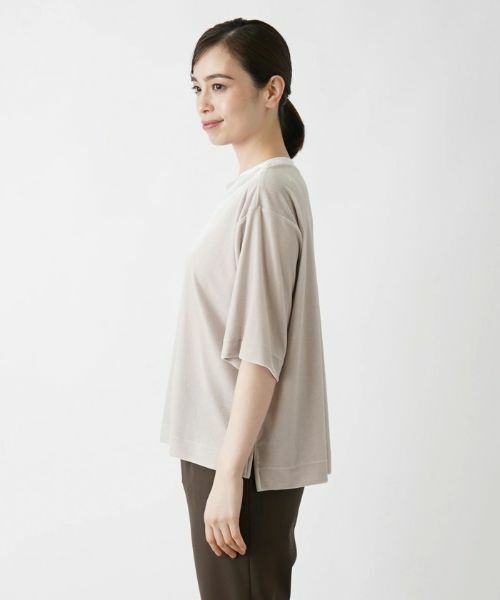 Leilian / レリアン カットソー | ベロアカットソー | 詳細8