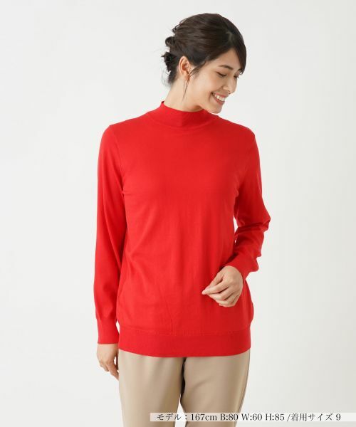 Leilian/レリアン セーター レッド系 11(L) Leilian/レリアン セーター レッド系 11(L)