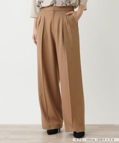 Leilian / レリアン その他パンツ | ツータックワイドパンツ【Leilian WHITE LABEL】