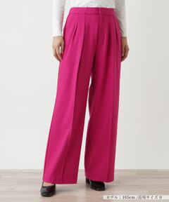 Leilian / レリアン その他パンツ | ツータックワイドパンツ【Leilian WHITE LABEL】
