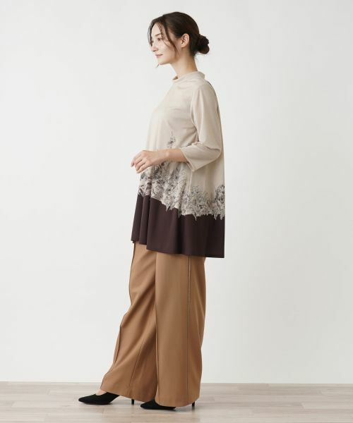 Leilian / レリアン その他パンツ | ツータックワイドパンツ【Leilian WHITE LABEL】 | 詳細12