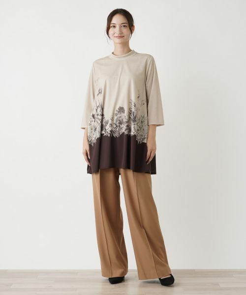 Leilian / レリアン その他パンツ | ツータックワイドパンツ【Leilian WHITE LABEL】 | 詳細13