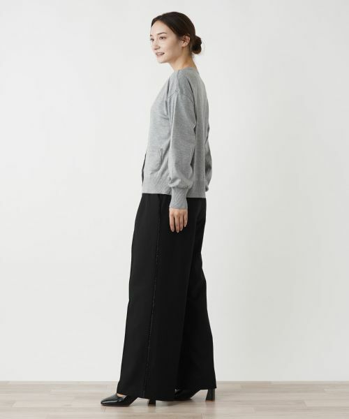 Leilian / レリアン その他パンツ | ツータックワイドパンツ【Leilian WHITE LABEL】 | 詳細2