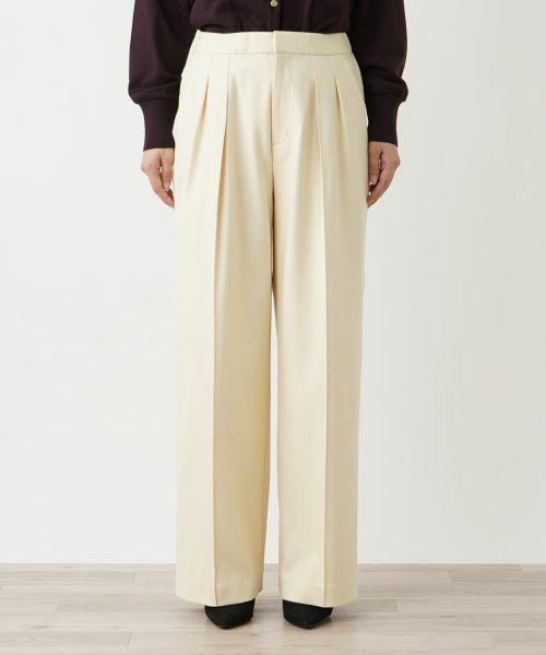 Leilian / レリアン その他パンツ | ツータックワイドパンツ【Leilian WHITE LABEL】 | 詳細22