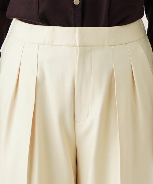Leilian / レリアン その他パンツ | ツータックワイドパンツ【Leilian WHITE LABEL】 | 詳細25