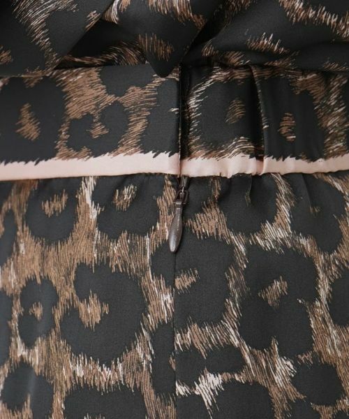 Leilian / レリアン ミニ・ひざ丈スカート | レオパード柄フレアスカート | 詳細16