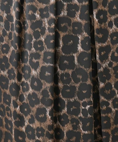 Leilian / レリアン ミニ・ひざ丈スカート | レオパード柄フレアスカート | 詳細18