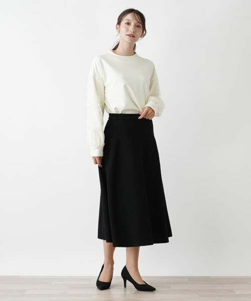 Leilian / レリアン ミニ・ひざ丈スカート | フレアスカート | 詳細1