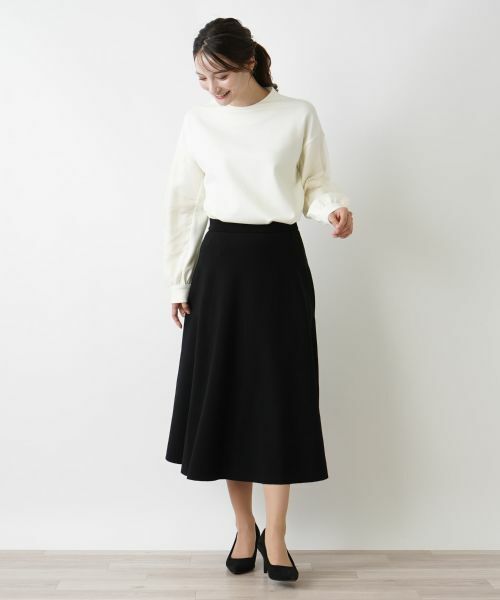 Leilian / レリアン ミニ・ひざ丈スカート | フレアスカート | 詳細3