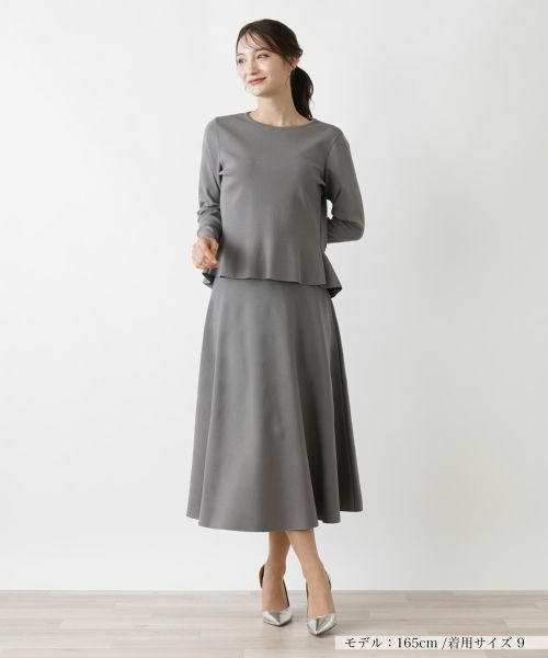 Leilian / レリアン ミニ・ひざ丈スカート | フレアスカート | 詳細4