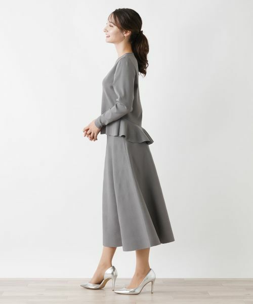 Leilian / レリアン ミニ・ひざ丈スカート | フレアスカート | 詳細5