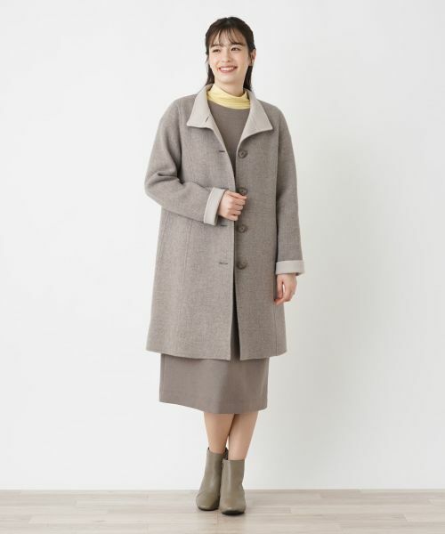 Leilian / レリアン その他アウター | スタンドカラーコート | 詳細1